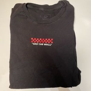 Vans tee shirt “off the wall”